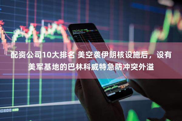 配资公司10大排名 美空袭伊朗核设施后，设有美军基地的巴林科威特急防冲突外溢